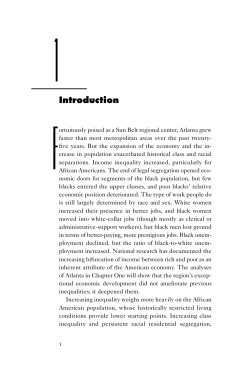 Atlanta: Race, Class, and Urban Expansion