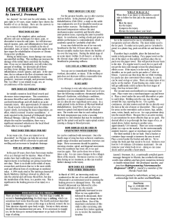 ice therapy - RNR Massage Therapy