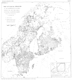 MAP OF GLACIAL STRIATION - Suomen Geologinen Seura