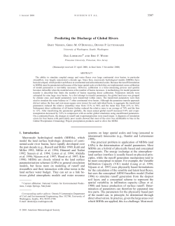Predicting the Discharge of Global Rivers