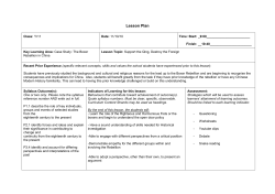 Lesson Plan - TheBoxerRebellion