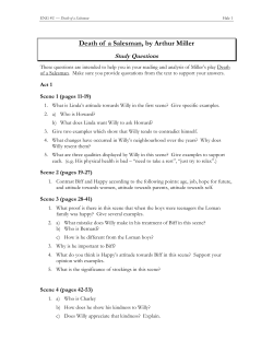 Death of a Salesman, by Arthur Miller