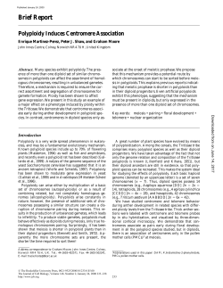 Brief Report - The Journal of Cell Biology