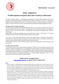 SYRIA - ReliefWeb