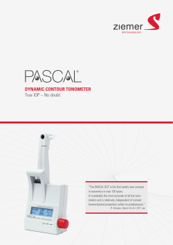 DCT Tonometer Broschure
