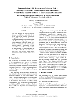 Samsung Poland NLP Team at SemEval