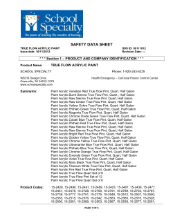 material safety data sheet page 1 of x