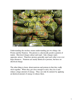 The Surprisingly Simple Science of the Nucleus