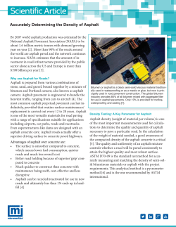 Accurately Determining the Density of Asphalt.indd