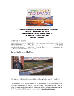 Mile High International Pastel Exhibition