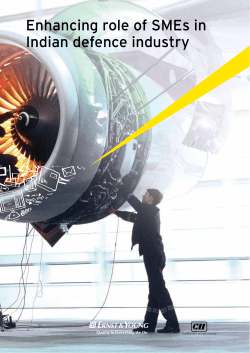 Enhancing role of SMEs in Indian defence industry