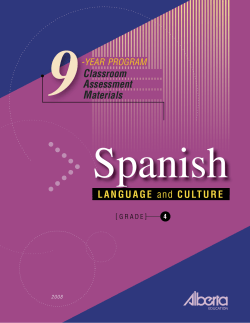 Spanish Language and Culture