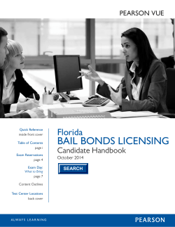 Florida Bail Bond Handbook