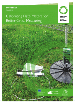 Calibrating Plate Meters for Better Grass Measuring