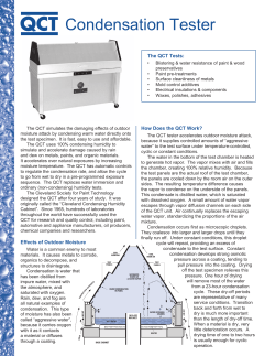 Condensation Tester