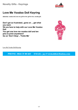 Novelty Gifts - Keyrings Love Me Voodoo Doll Keyring