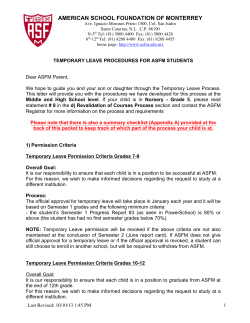 american school foundation of monterrey