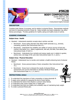 body composition - Captioned Media Program