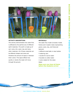 Porosity And Permeability