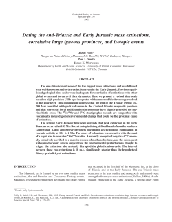 Dating the end-Triassic and Early Jurassic mass extinctions