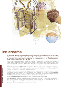 Ice creams