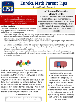 Eureka Math Parent Tips