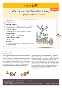 Charlie and the Chocolate Factory Grandpa Joe takes a Gamble