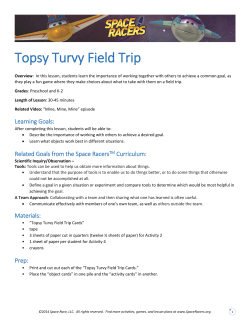 Topsy Turvy Field Trip