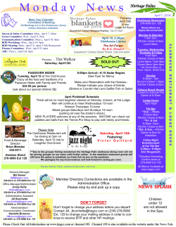 Monday News - Heritage Palms Golf and Country Club