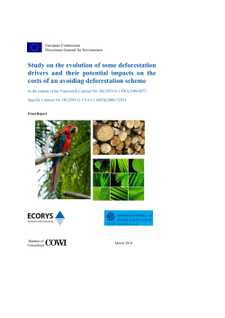 Study on the evolution of some deforestation drivers and their