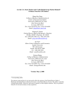 Are the US Stock Market and Credit Default Swap