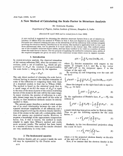 A new method of calculating the scale factor in