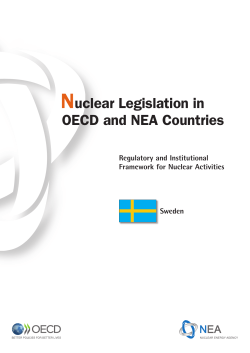 Nuclear Legislation in OECD Countries - Sweden