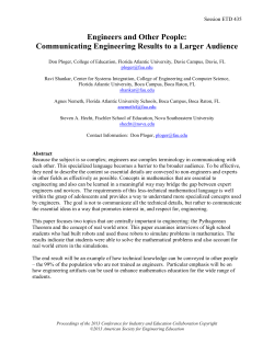 Engineers and Other People - Indiana University Bloomington