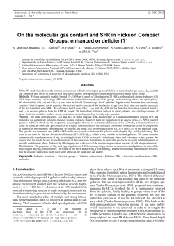 On the molecular gas content and SFR in Hickson Compact