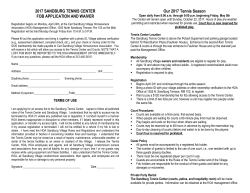 2003 SANDBURG TENNIS CENTER