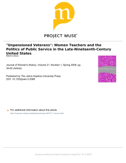 Journal of Women`s History