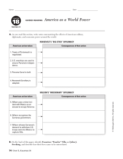 GUIDED READING America as a World Power
