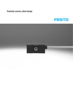 Proximity sensors, block design