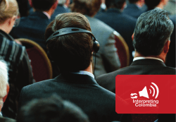 Interpreting Colombia`s brochure