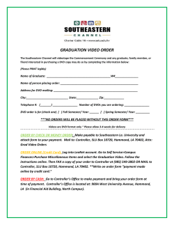graduation video order - Southeastern Louisiana University