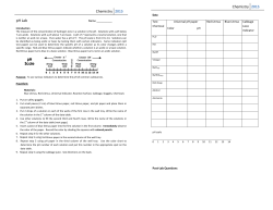 Acid Base Indicator Lab