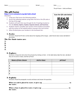 The pH Factor