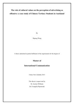 The role of cultural values on the perception of advertising as