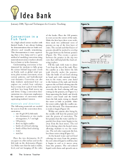 Convection in a Fish Tank - National Science Teachers Association