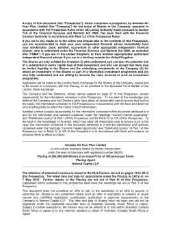 Amedeo Air Four Plus Limited