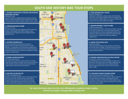 Fall Tour Map - Chicago Studies