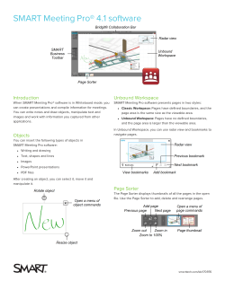 SMART Meeting Pro 4.2 software room license quick reference