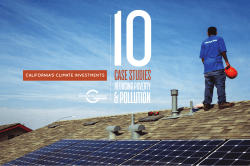California Climate Investments — 10 Case Studies