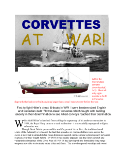 Corvettes at war